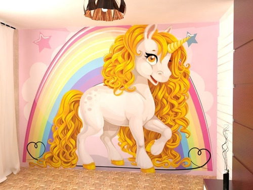 Vinilos  Decorativos Pared Unicornio Autoadhesivo Infantiles