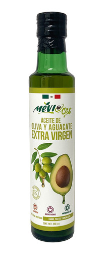 Aceite De Oliva Y Aguacate Extra Virgen Mevi Oil 250 Ml