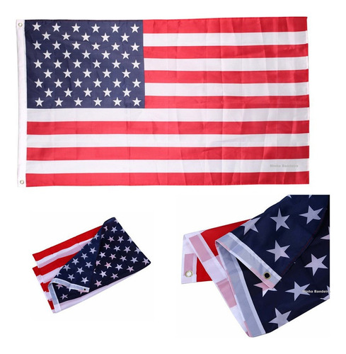 Bandeira Americana Com Tecido Resistente Grande E Barata Top