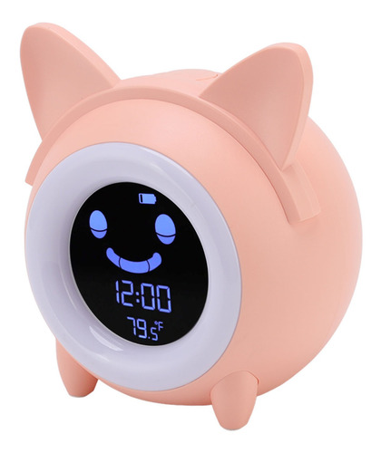 Reloj Despertador Para Niños Con Forma De Gato, Diseño De Di