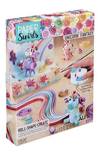 Kit Der Manualidades - Alex Diy Paper Swirls Unicorn Fantasy