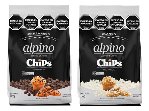 Chips De Chocolate Alpino-lodiser X 6kg Cotillon Sergio Once