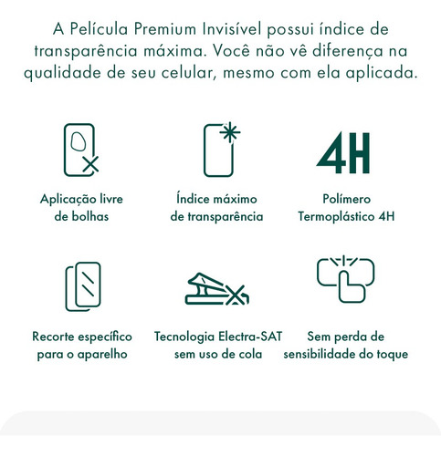 Imagem 2 de 4 de Película Hprime Invisível Para Galaxy Tab S4 10.5 T830 T835
