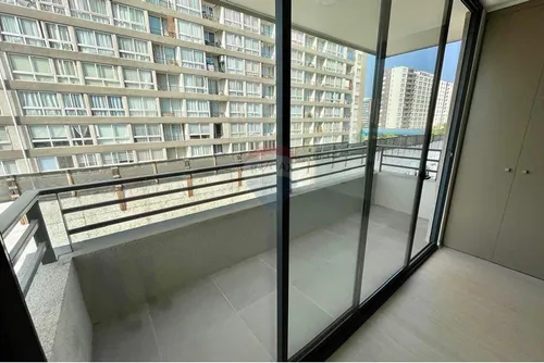 Estudio Nuevo Con Amplio Balcón En Ñuñoa, Piso 4