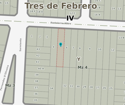 Venta Lote Caseros Centro 433 Mts Acepta Metros