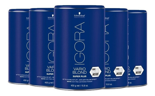 Kit Schwarzkopf Igora Pó Descolorante Super Plus 450g C/6