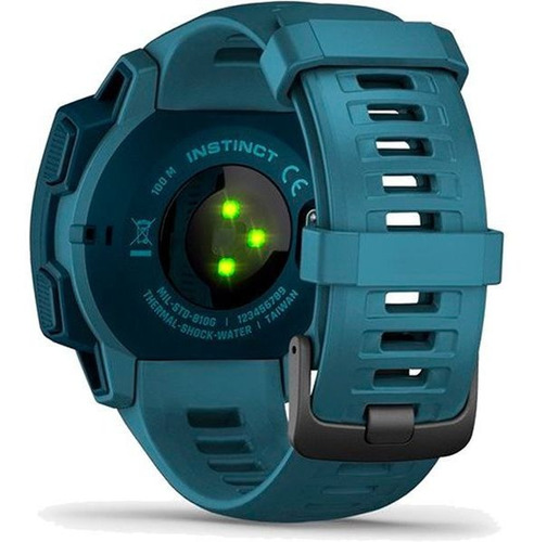 Monitor Cardíaco De Pulso Com Gps Garmin Instinct Azul