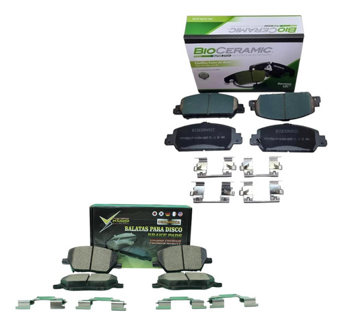Kit De Balatas Delanteras Y Traseras Para Hr-v 1.8 2016-2022