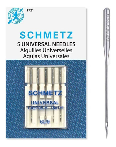 Agujas Schmetz Universal X 5 Unidades - Maquina Recta