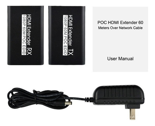 Extensor Hdmi Por Utp De Hasta 60m