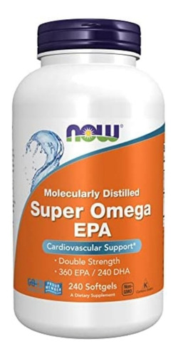 Super Omega Epa Apoyo Cardiovascular Now 240 Caps 