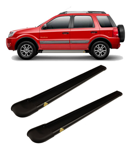 Estribo Lateral Plataforma Aluminio Ecosport 2004 2012