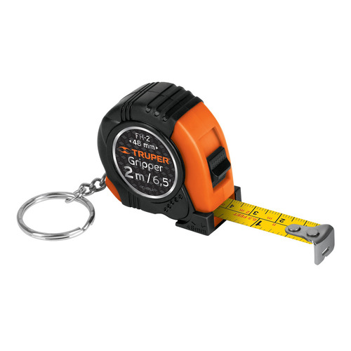 Flexometro Llavero Mini 2 Metros Cinta Metrica Truper 14602