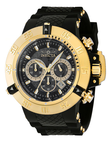 Relógio masculino preto Invicta 38998