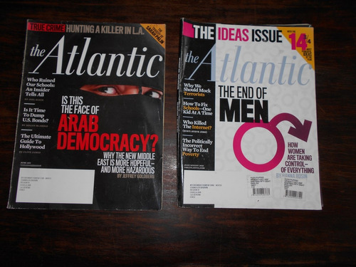2 Revistas The Atlantic Julio/agosto 2010 Y Junio 2011.