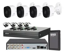 Comprar Kit Dahua Dvr 8ch + 4 Camaras Full Hd 2mp Lente2.8 Completo 