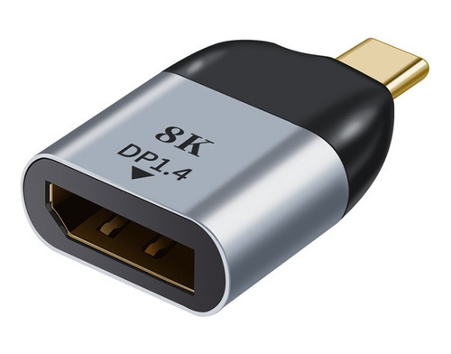 Adaptador Usb C 3.1 A Displayport 1.4 8k 60hz/4k 120hz.