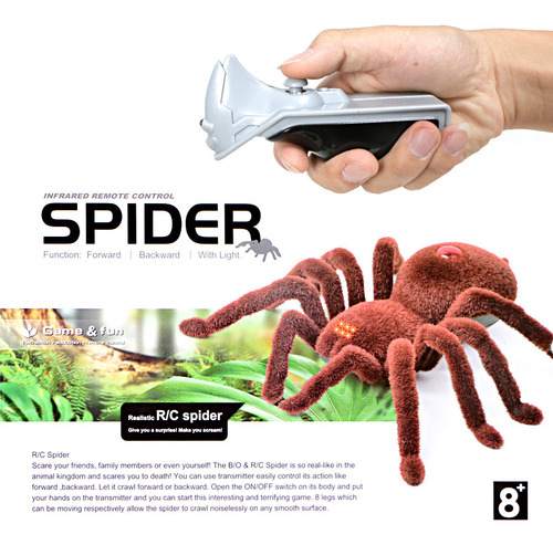 Juguete De Broma Realista Con Forma De Araña Con Control Rem