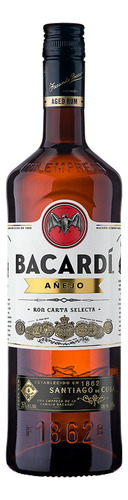 Ron Bacardi Añejo 980 Ml
