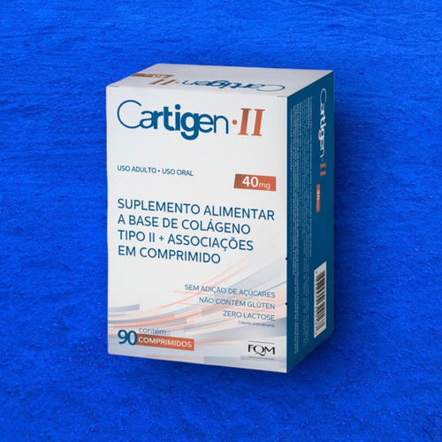 Cartigen Colágeno Tipo 2 40mg 90 Comprimidos Sem Sabor