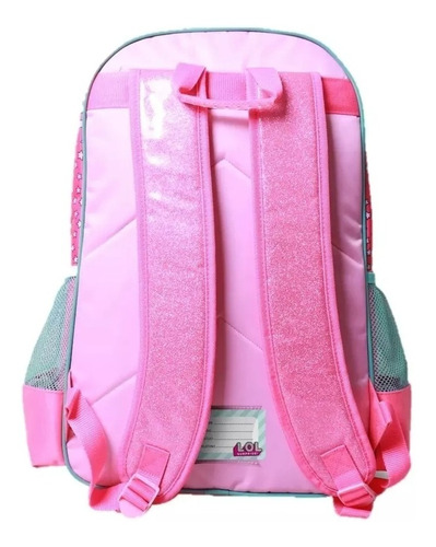 Mochila Espalda - Lol 3d 18 Pulgadas Art. Lol-1bb Color Rosa