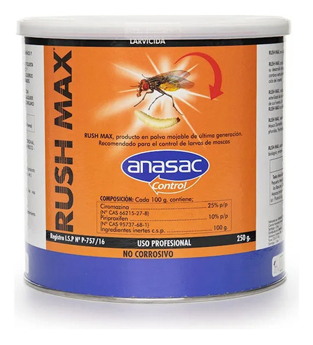 Rush Max 250 Gr Anasac