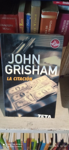 Libro La Citación. John Grisham