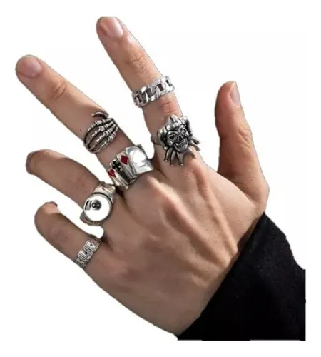 Kit De 6 Anillos Diferentes Dise os Cuotas sin inter s