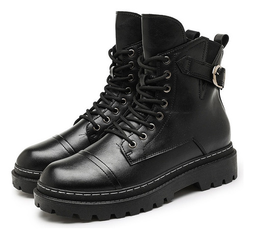 Botas Tacticas Hombre Botas Moto Cuero Botas Martin