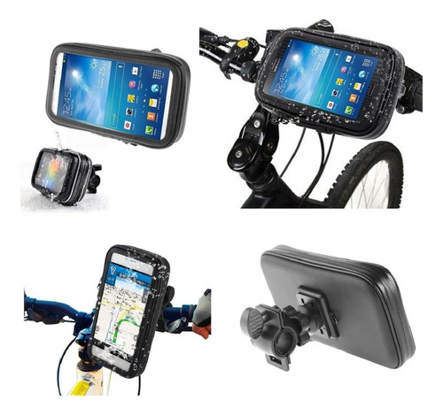 Soporte Telefono Bicicleta Moto Portacelular Funda Protector