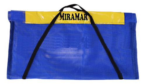 Miramar bolsa tapete para pesagem pesca cor azul