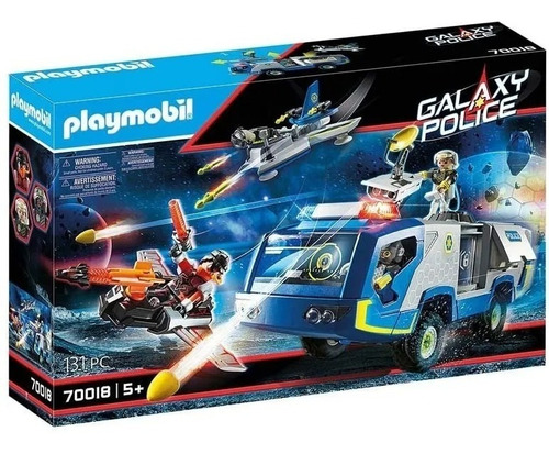 Playmobil Galaxy Police Polícia Galáctica C/ Caminhão 131 P