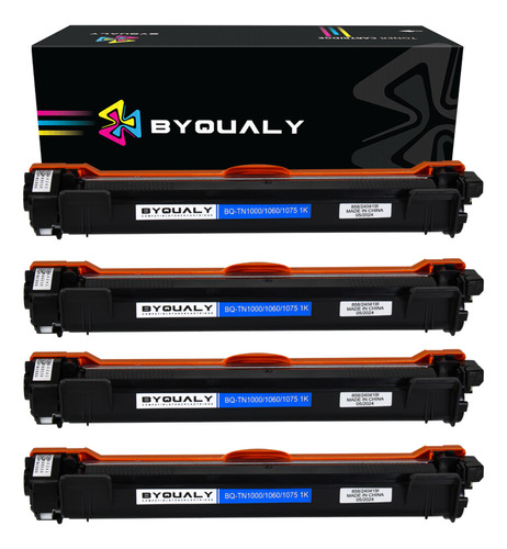 Kit 4x Toner Compativel Brother Tn1060 Tn1000 Hl1112 Hl1202