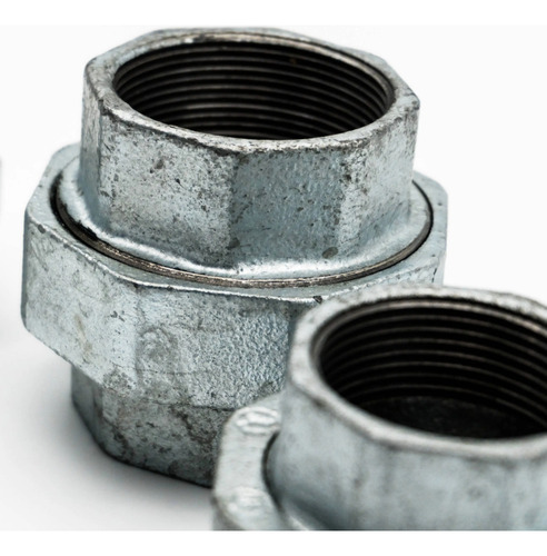 Union Americana Galvanizada - 2 1/2 Pulgadas - Hilo Interno