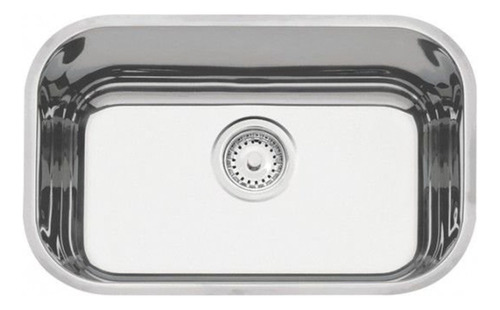 Cuba Inox Tramontina 47x30x14cm De Embutir Polida Cor Prateado