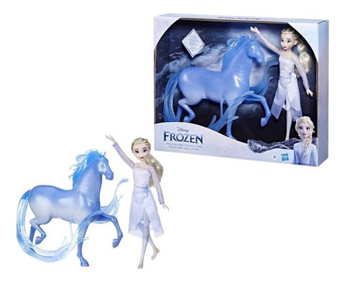 Muñeca Elsa Y Compañero Caballo Nokk Frozen 2 