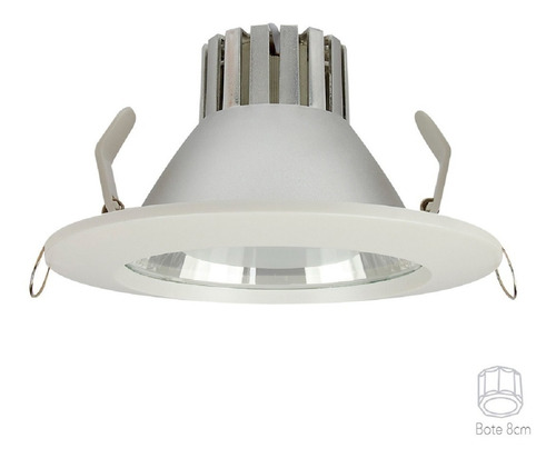 Lámpara De Interior Led Para Empotrar 9 W Luz Suave Cálida Color Blanco