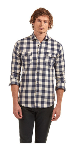 Camisa Hombre Checkered Vermont Ferouch