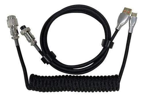 Cable Coiled Para Teclado Usb-c