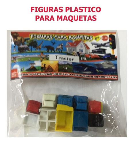 Figuras Para Maquetas Tractores 5 Paq Con 5 Pzas Cu