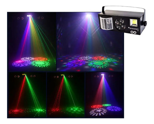 Barra Luz Estroboscopio Laser 4 En 1 Fiestas Bar Tienda Leds