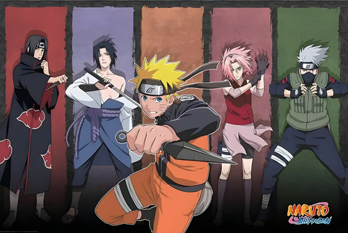 Poster Naruto Autoadhesivo 100x70cm#1291