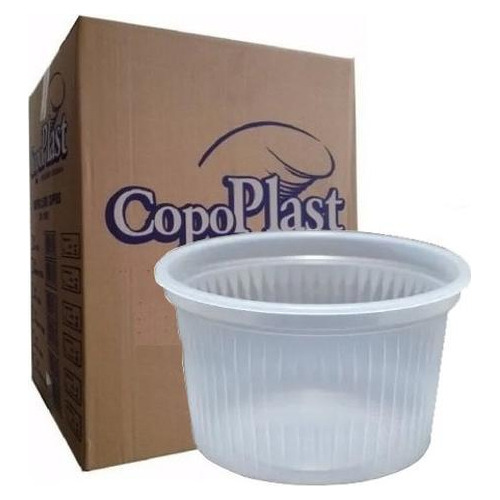 Kit 4000 Pote Plástico Sem Tampa Sorvete 150ml Copoplast