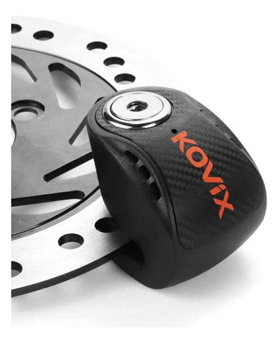 Candado Disco Moto Kovix Kns6 Pin 6mm Con Alarma 120db