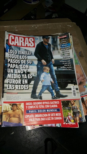 Revista Caras 17/11/15 Paris Maradona Lopilato Lolo Tinelli