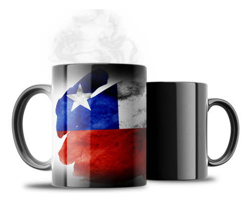 Tazón Taza Mágica Personalizada Fiestas Patrias Bandera