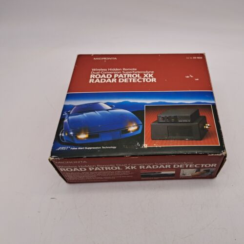 Micronta Road Patrol Xk Radar Detector Compact Dual Conv Ffq