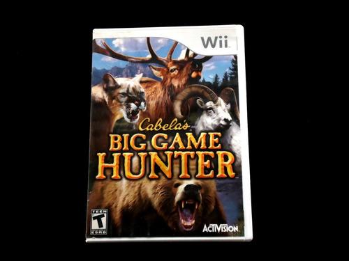 ¡¡¡ Cabela's Big Game Hunter Para Nintendo Wii !!!