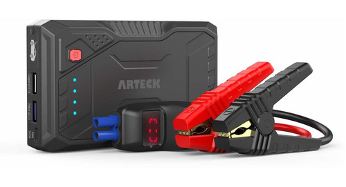 Arteck 800a Peak Portable Car Jump Starter Hasta 6.0l Ga