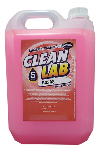 Shampoo Jabón Liquido Para Manos Shampoo Bactericida X 5 Lts